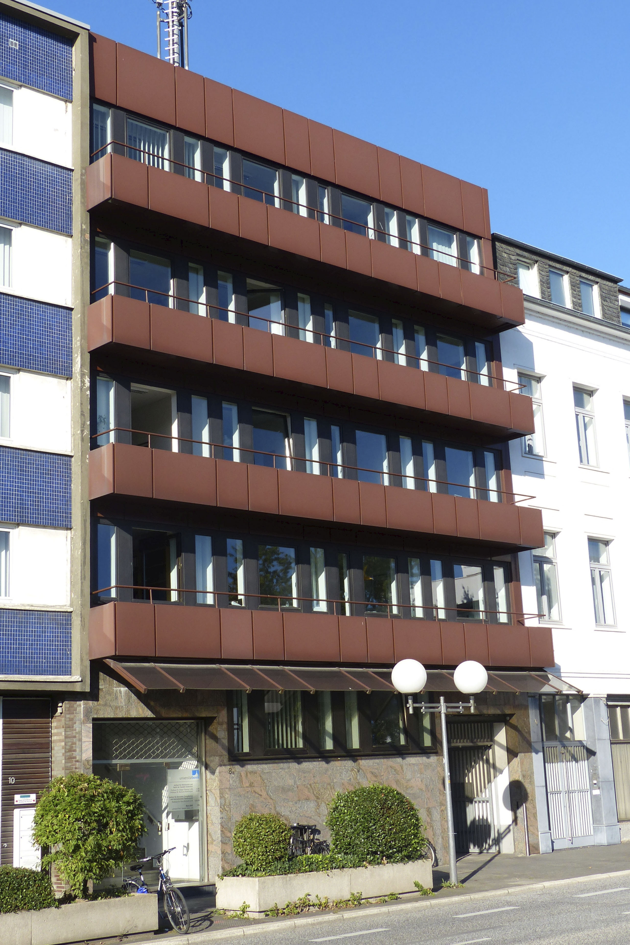 Lageplan Fachbereich Rechtswissenschaft der Universität Bonn