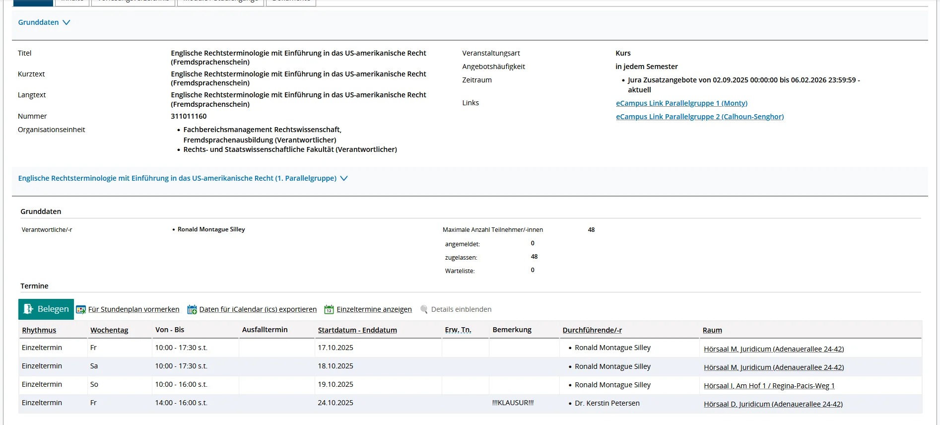 Screenshot Basis