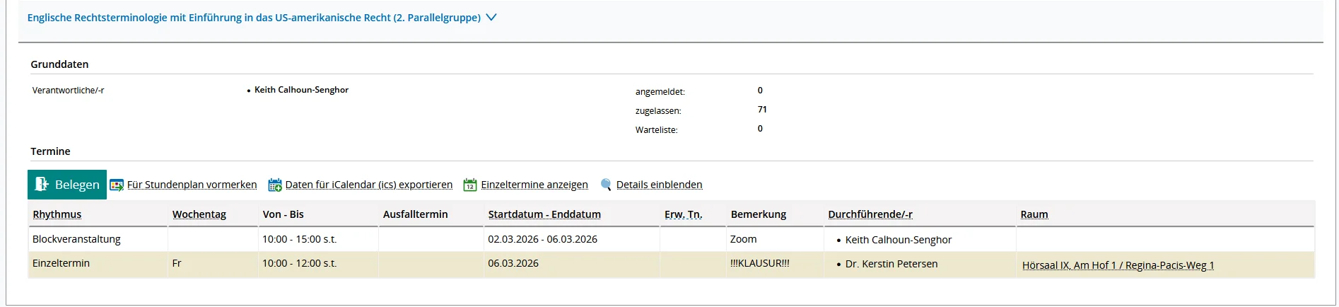 Screenshot Basis